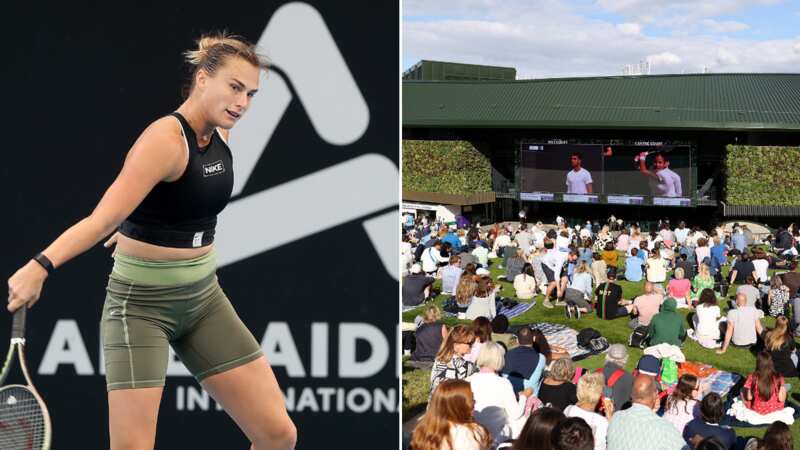 Aryna Sabalenka slammed the Wimbledon decision to ban Russian and Belarusian players in 2022 (Image: Christopher Pike/Getty Images)