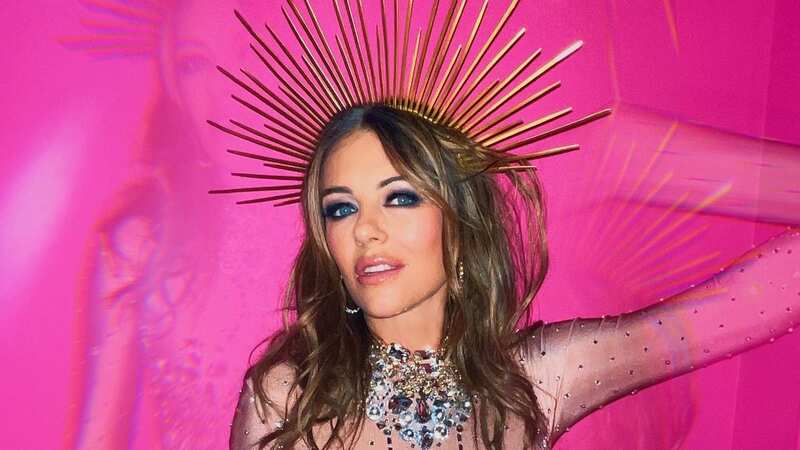 Liz Hurley enjoyed a New Year