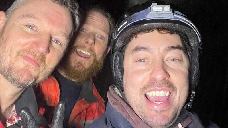 Harrowing video shows cave explorers almost drown as water pours in