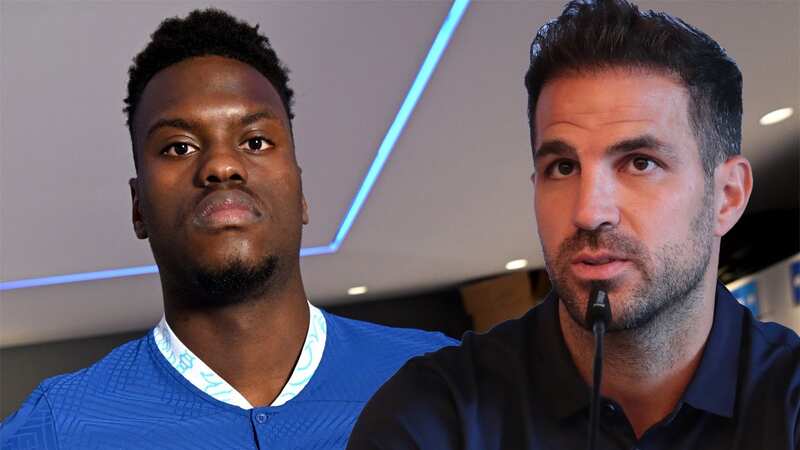 Fabregas is delighted to see his former teammate join Chelsea (Image: @btsportfootball/Twitter)