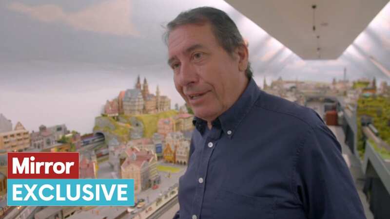 Jools Holland shows off 90ft mini railway which took 45 years to collect