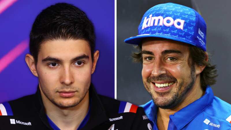 Fernando Alonso and Esteban Ocon
