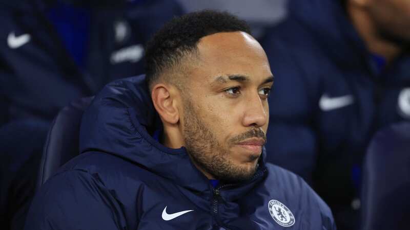 Pierre-Emerick Aubameyang was left out of the Chelsea squad for their trip to Manchester City (Image: Simon Stacpoole/Offside/Offside via Getty Images)