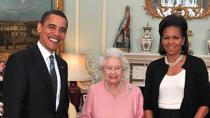 The Queen reciprocated the gesture (Image: Getty Images)