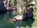 Two seriously injured after jumping off 100ft cliff and bellyflopping into water dqxikeidqkikdinv