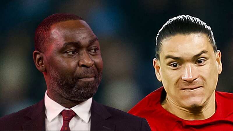 Andy Cole has again blasted comparison between himself and Darwin Nunez (Image: Sky Sports)