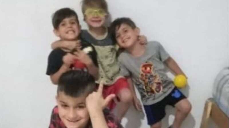 Santino, Lorenzo, and twins Benicio and Noah all died following the collapse (Image: Jam Press)