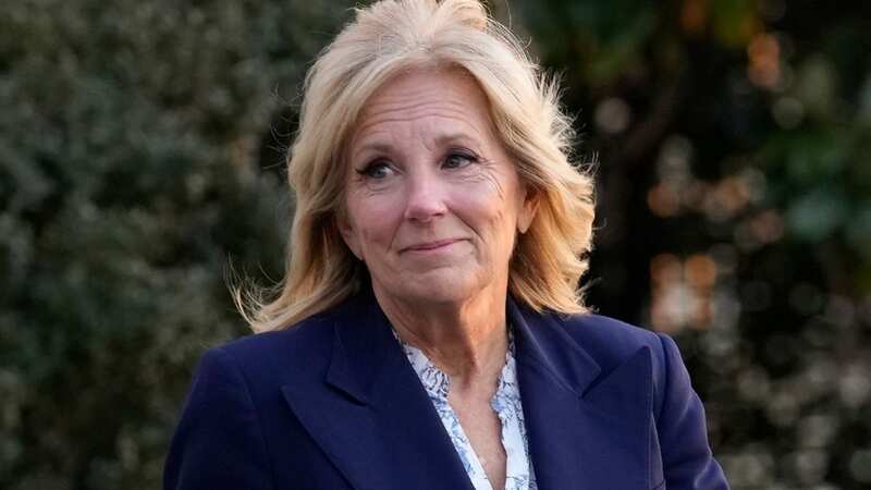 First Lady Jill Biden walks out of the White House in Washington (Image: Susan Walsh/AP/REX/Shutterstock)
