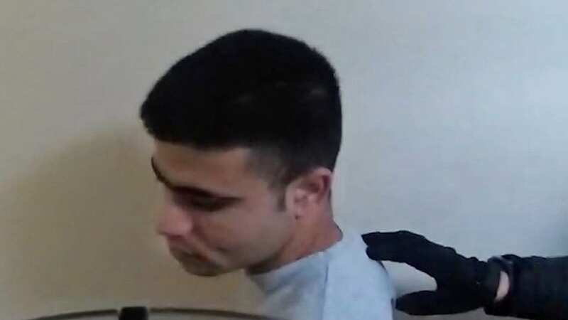 Footage from Dorset Police showing the arrest of Lawangeen Abdulrahimzai (Image: PA)