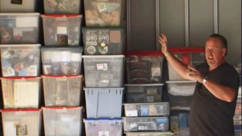 Darrell Sheets unearthed the bumper toy collection on Storage Wars (Image: A&E/YouTube)
