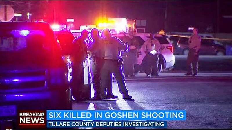 Six people have been killed in what police suspect is a targeted gang attack (Image: KFSN)