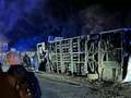 Double decker bus overturns with Hinkley Point workers rushed to hospital dqxikeidqkikdinv