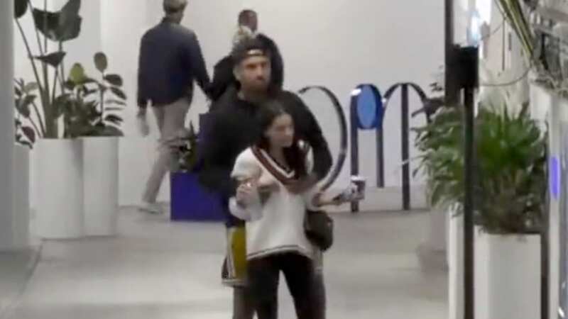 Nick Kyrgios was seen grabbing Costeen Hatzi