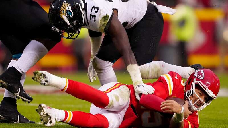 Patrick Mahomes is looking to play through his high ankle sprain (Photo by Cooper Neill/Getty Images)