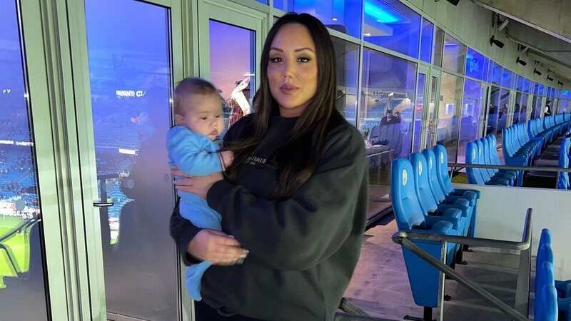 Charlotte Crosby responds as fans concerned over snaps of baby at football match
