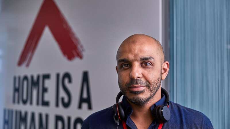 Nadeem Khan, 42, has been working at Shelter for the past eight years