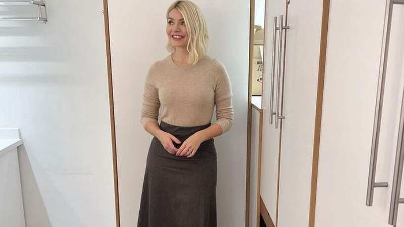Holly Willoughby looked stylish as ever during her appearance on This Morning (Image: Instagram/@hollywilloughby)