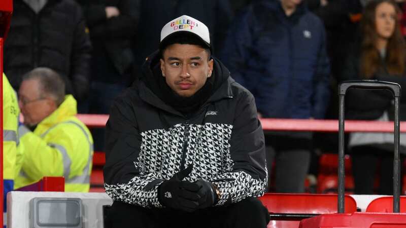 Nottingham Forest midfielder Jesse Lingard celebrated before the goal was ruled out (Image: Getty Images)
