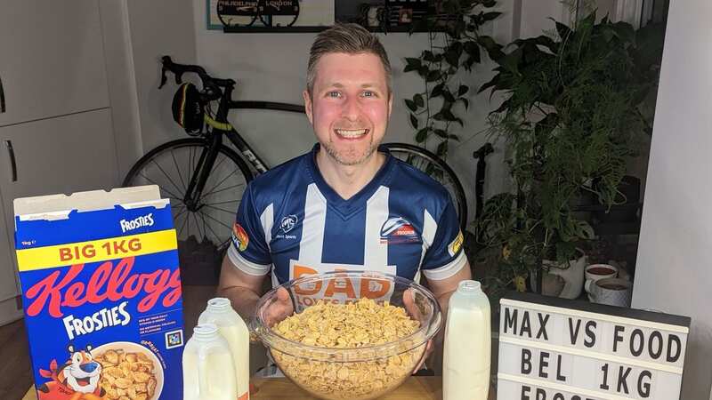 Frosties-eating champ gobbles down 1kilo of cereal in just six minutes