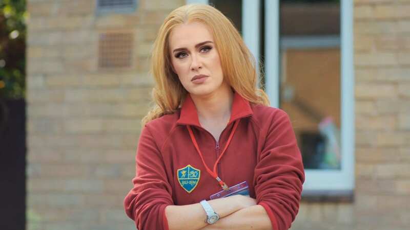 A fake Adele - created using an impressionist and AI tech - in Deep Fake Neighbour Wars (Image: ITVX)