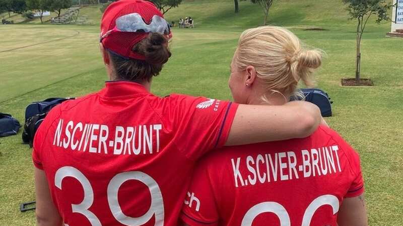 The married couple will now go by the same name on the field (Image: @englandcricket/Twitter)