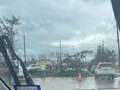 Gran's dashcam footage from inside tornado that struck her car on way home