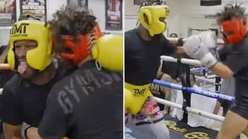 Floyd Mayweather beats up YouTuber ahead of Aaron Chalmers fight