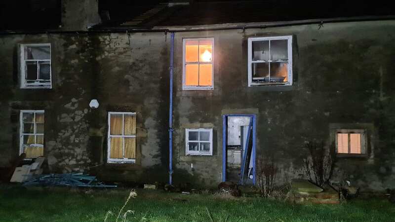 The property is lovely and set in a lovely rural location but inside the place shows signs of being ransacked (Image: mediadrumimages/@beardedreality)