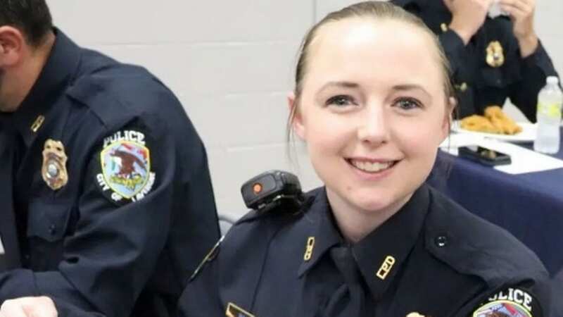 A mall police station was rocked by allegations a married female officer, Maegan Hall, had sex with male officers (Image: La Vergne Police Department)