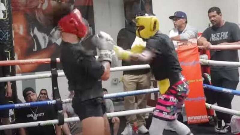YouTuber shows off his bruised face after being beaten up by Floyd Mayweather