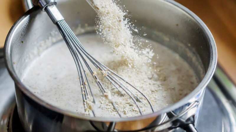 Flour can be really messy when you
