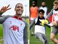 Virgil van Dijk returns to training as Liverpool receive double injury boost