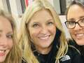 Carol Vorderman takes rarely seen daughter Katie to meet Lewis Capaldi backstage