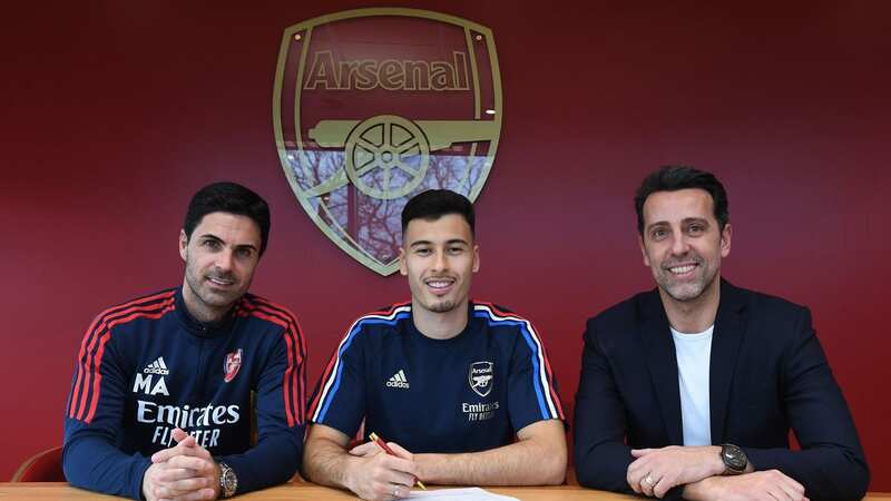 Gabriel Martinelli has signed a new long-term contract at Arsenal (Image: Arsenal FC via Getty Images)