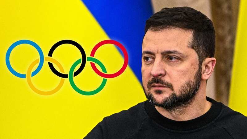 President Zelensky has slammed the possible inclusion of Russian athletes at Paris 2024 (Image: AFP via Getty Images)