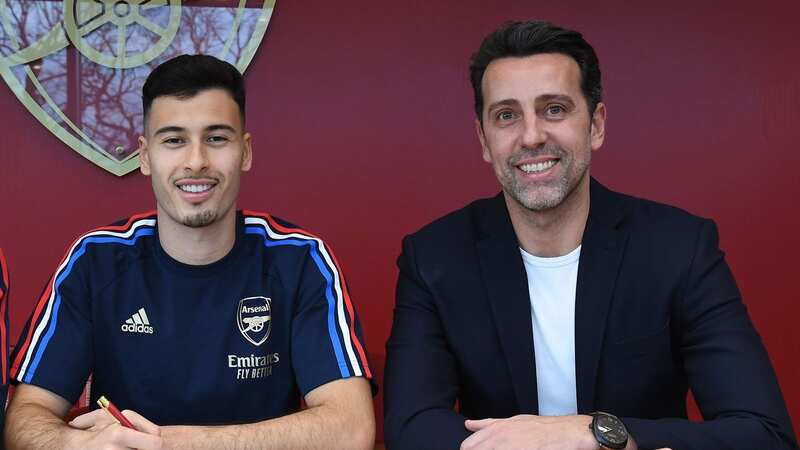 Martinelli and Edu moment after Arsenal contract extension spotted by fans