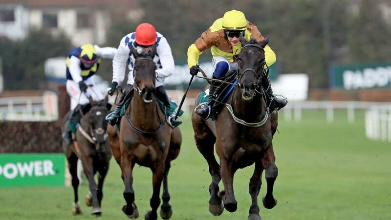 Galopin Des Champs on his way to winning the Paddy Power Irish Gold Cup with Paul Townend in the saddle (Image: PA)