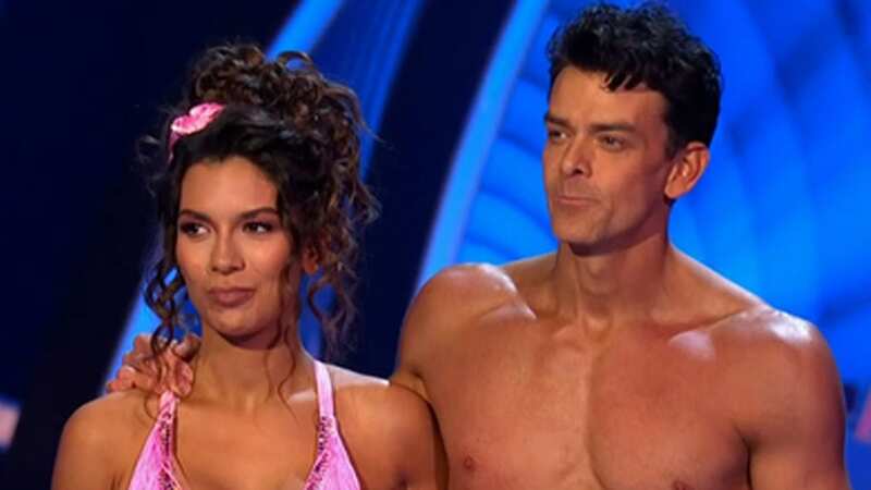 Dancing On Ice has bid farewell to its third celebrity tonight, as the remaining contestants took to the ice to perform another routine for dance week (Image: ITV)