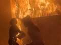 Diners flee restaurant fire after 'sparkler in drink ignited wall decorations'