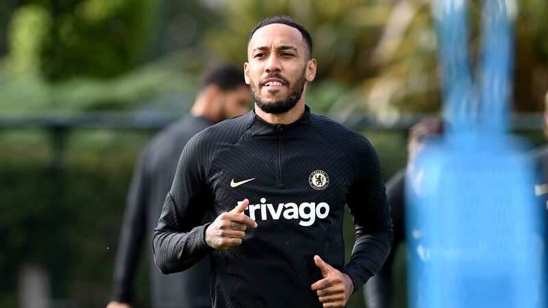 Pierre-Emerick Aubameyang has returned to Chelsea training after his axing from their Champions League squad (Image: Darren Walsh/Chelsea FC via Getty Images)