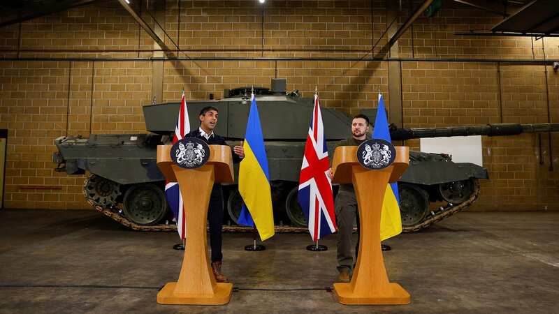 Rishi Sunak denied reticence sending fighter jets to support the Ukrainian war effort (Image: PA)
