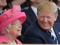 Queen's hilarious joke about Donald Trump after awkward moment at Palace dqxikeidqkikdinv