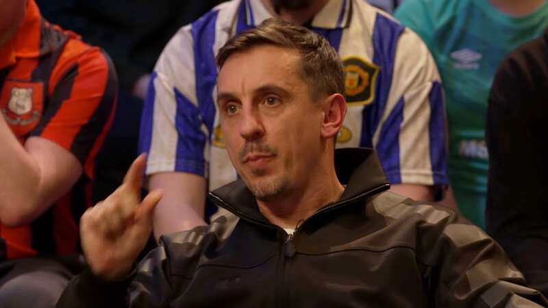 Gary Neville has named his biggest surprise of the season (Image: YouTube / The Overlap)