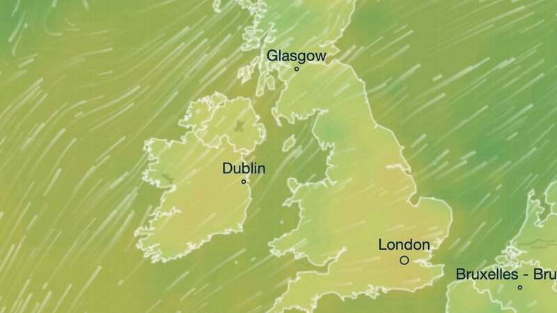 Weather looks dry for half term (Image: ventusky)