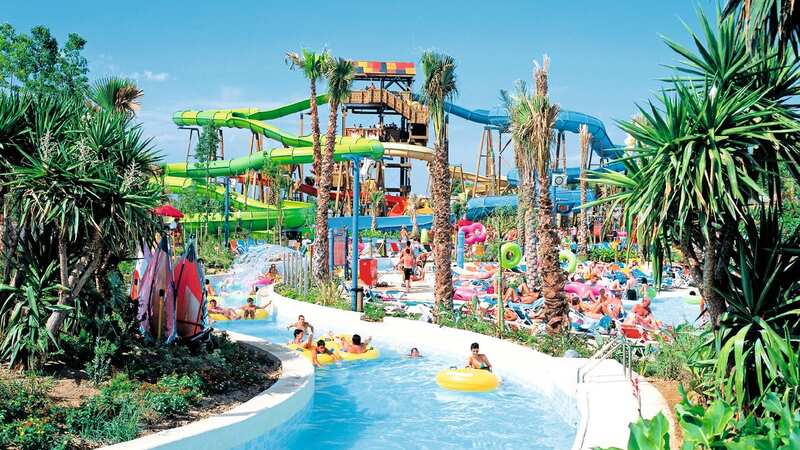 The theme park is by the beach and perfect for families