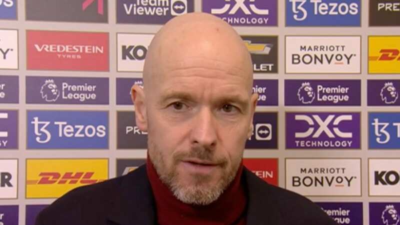 Man Utd boss Erik ten Hag (Image: Sky Sports)