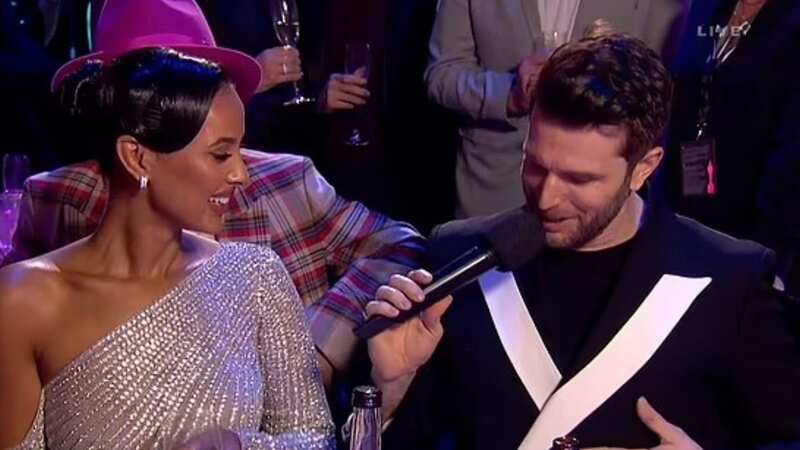 Joel Dommett leaves Maya Jama speechless over x-rated joke at the BRITs