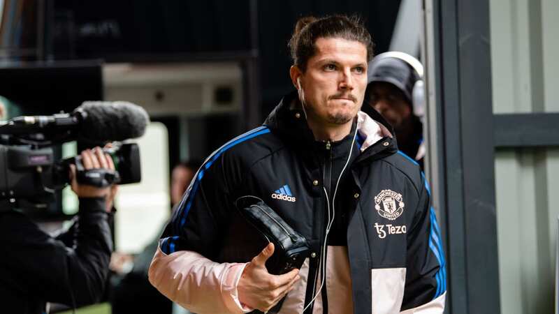 Marcel Sabitzer is on loan at Man Utd until the end of the season (Image: Ash Donelon/Manchester United via Getty Images)