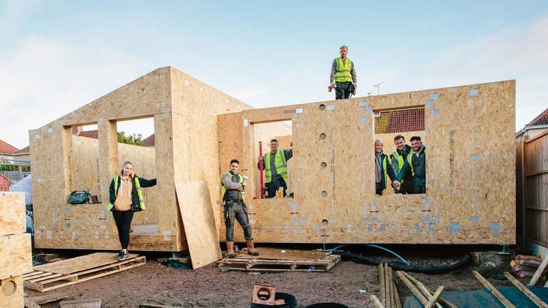 The microhouse tucked away in the back garden of another property (Image: Freddie Lichtenstein)