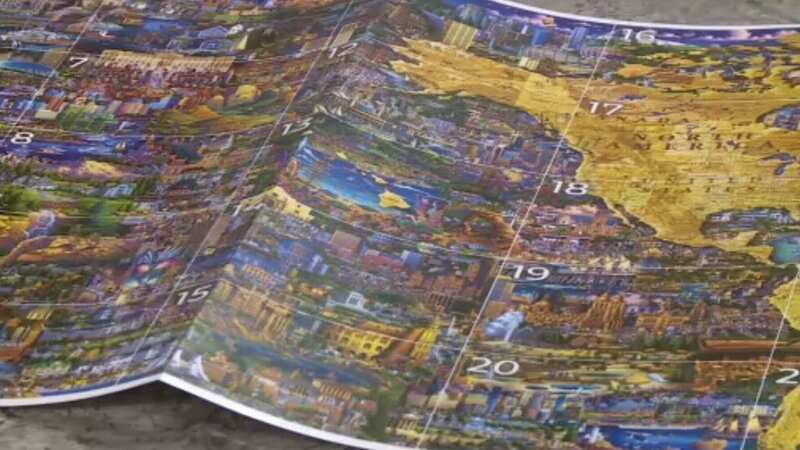 The team spent a month putting it together (Image: WMTV)
